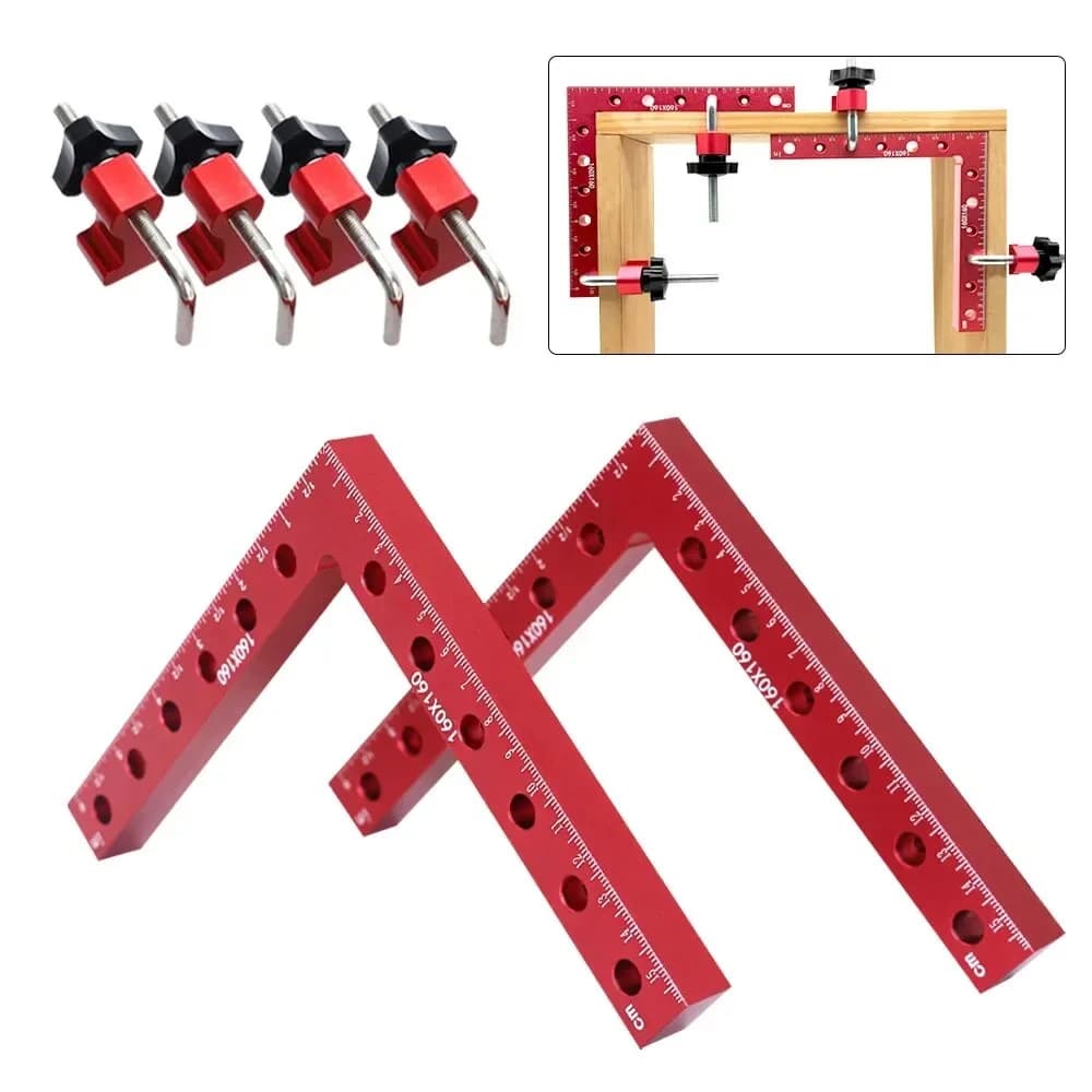 90° L Şekilli Dik Açı Sabitleme Klipsi, 120-160mm