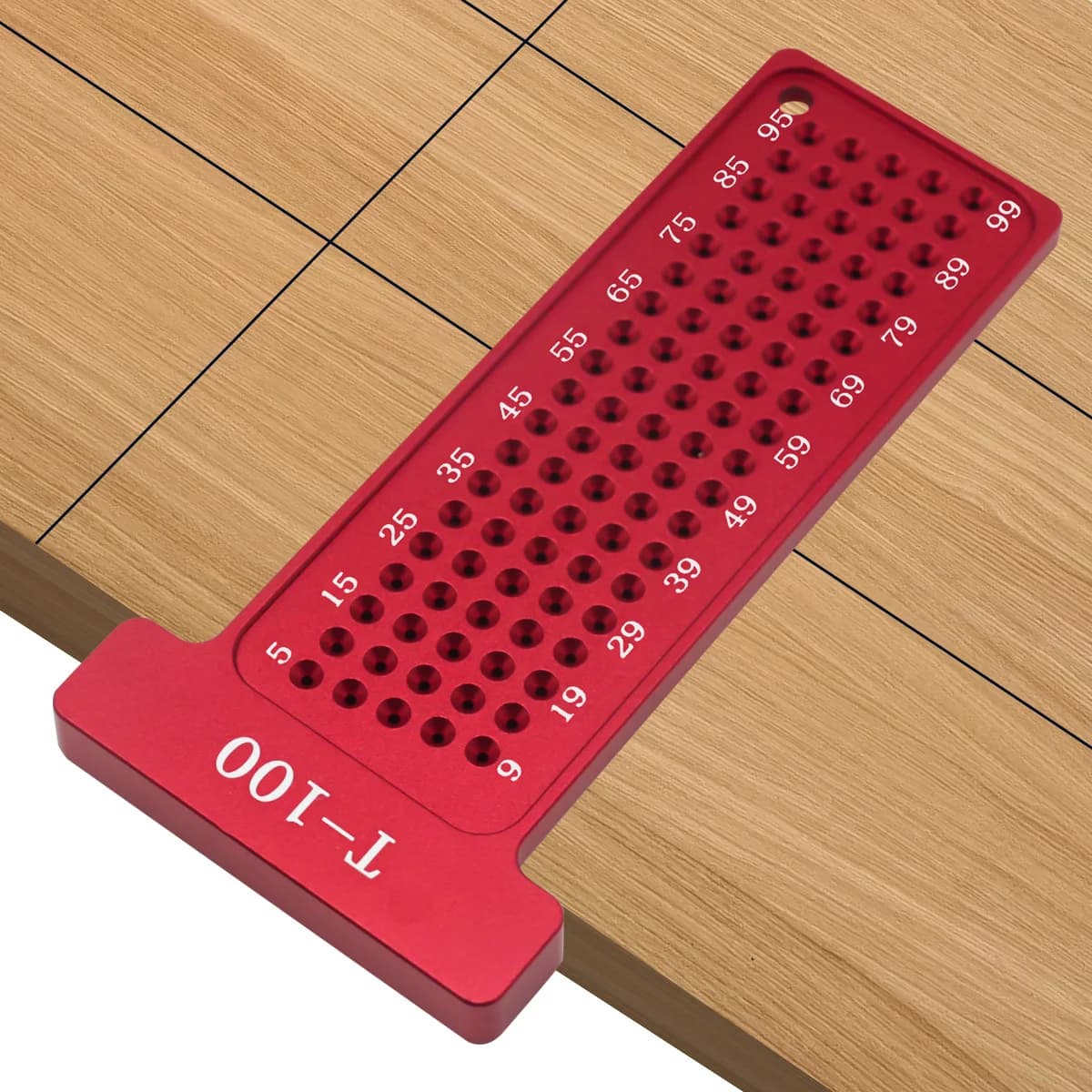 100mm Hassas T Cetvel İşaretleme Gönyesi Metrik