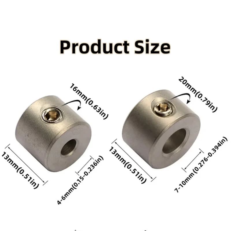 Paslanmaz Çelik Dübel Kılavuz Durma Klavuzları, 4-10mm