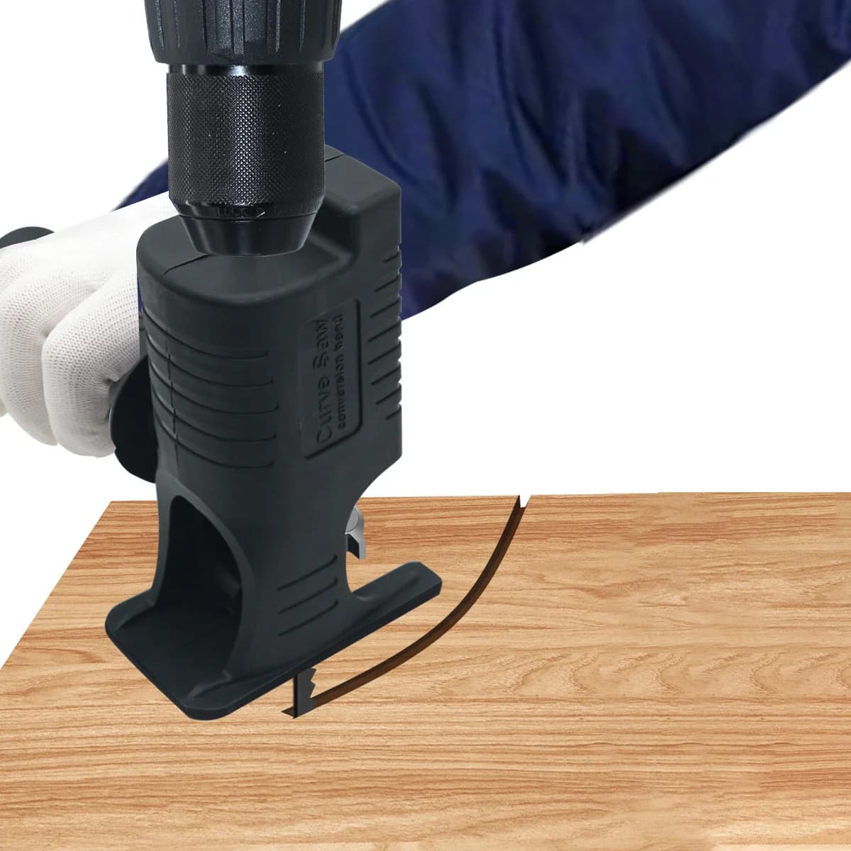 Matkaplar için Taşınabilir Şerit Testere Adaptörü