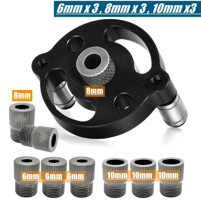 Geliştirilmiş 3-10mm Dikey Kendinden Merkezlemeli Cep Delik Aparatı