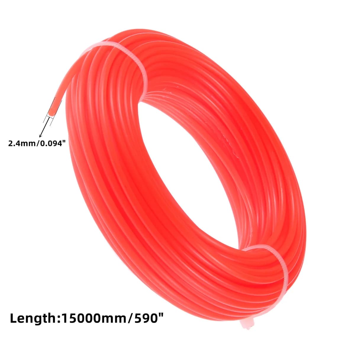 Fren Kesme Makinesi İçin 2.4mm x 15000mm Yuvarlak Naylon Biçme Misinası