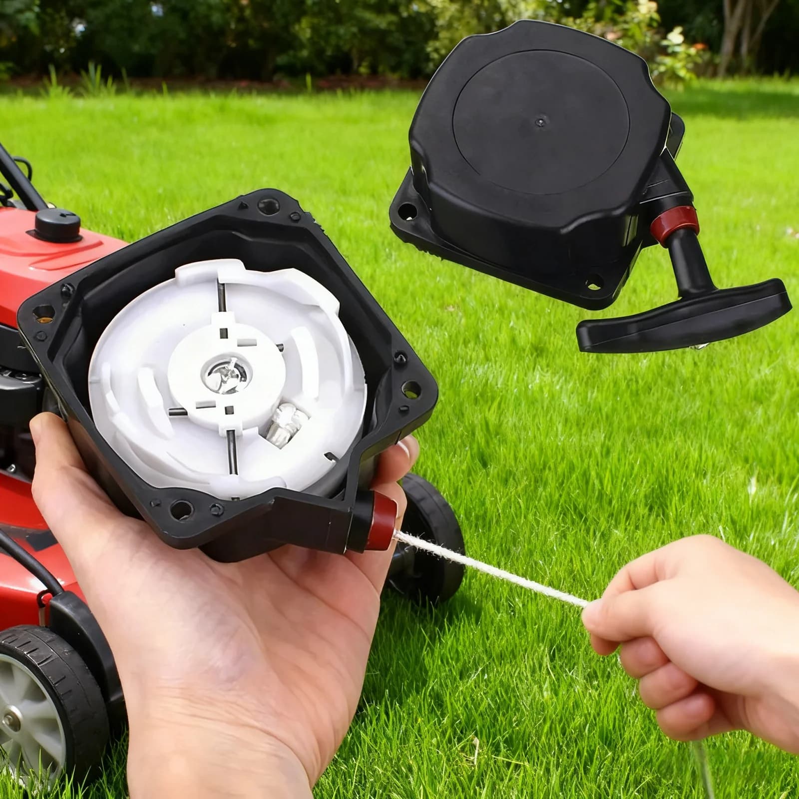 80mm Çim Biçme Makinesi Geri Sarımlı Marş ve Panel Seti