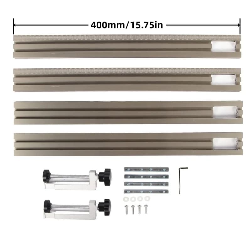 400mm Alüminyum Freze Makinesi Kılavuz Rayı