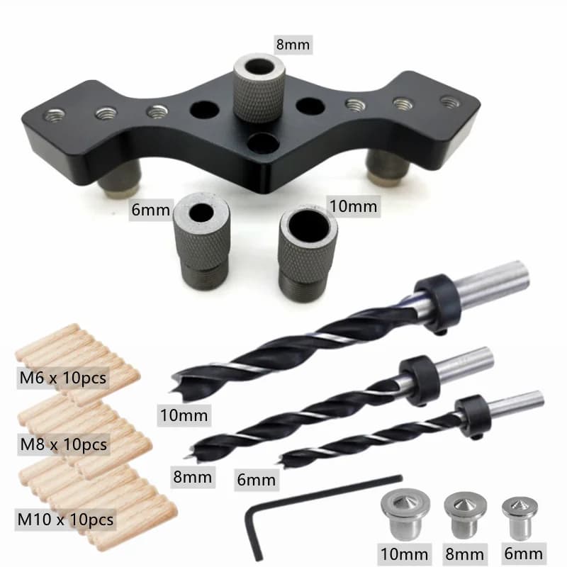 6/8/10mm Dikey Cep Delik Kendinden Merkezleyen Aparat