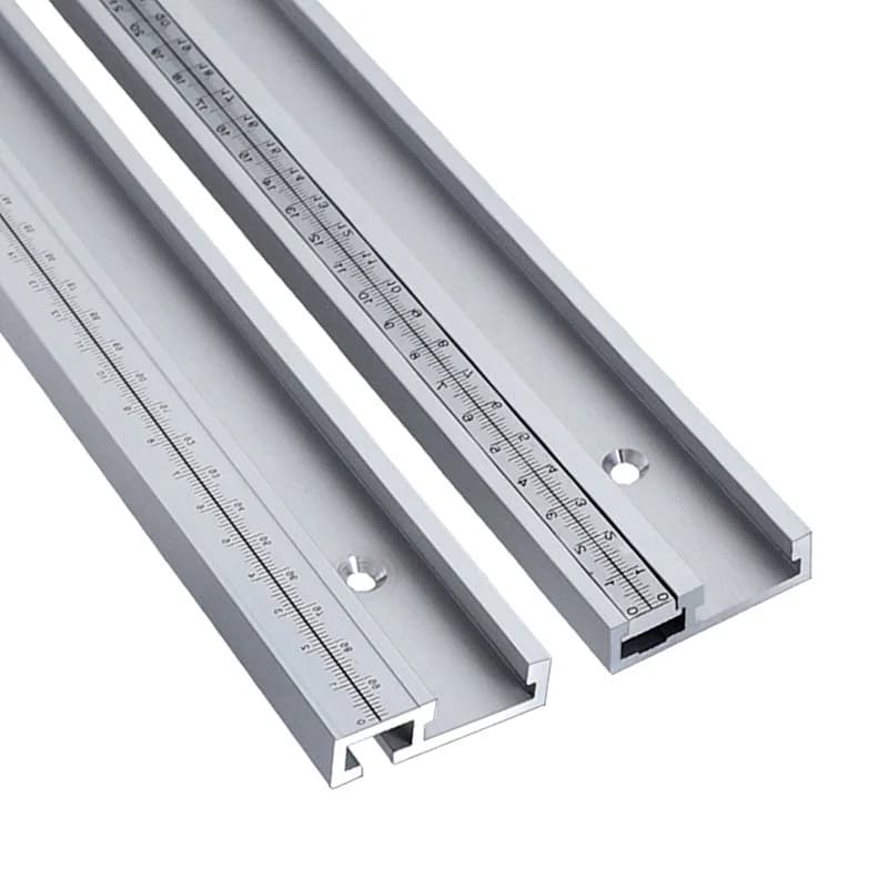 Kadranlı ve Önden Delinmiş Alüminyum T-Track