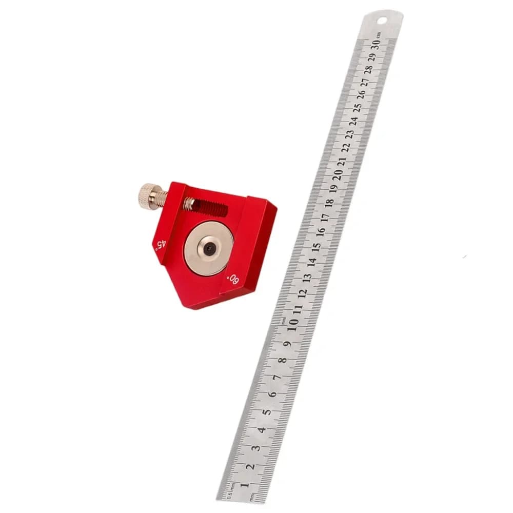 Çok Açılı Çelik Cetvel Konumlandırma Bloğu, 45/60/90 Derece