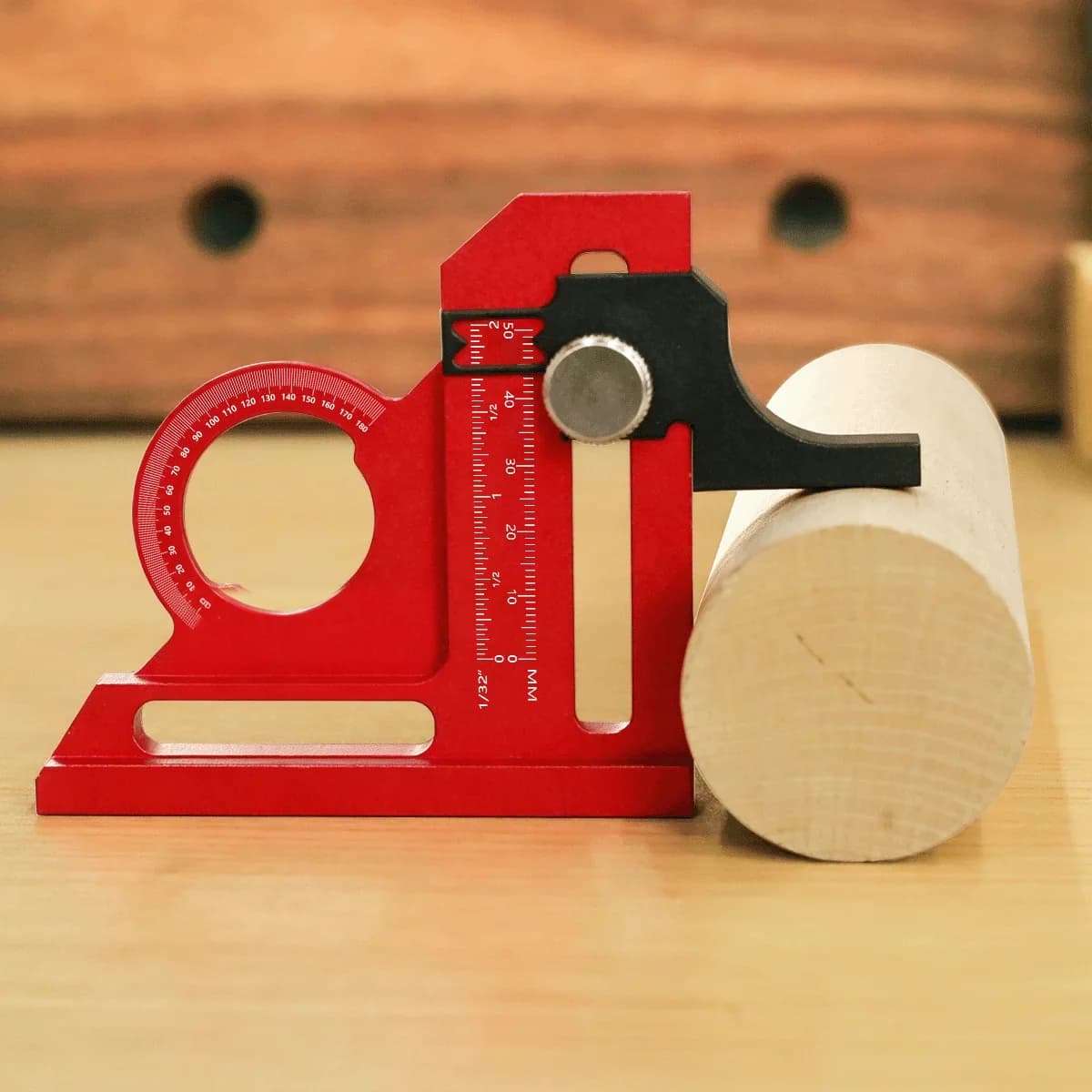 2'si Bir Arada Alüminyum Çizgi Ölçeği ve Derinlik Bulucu
