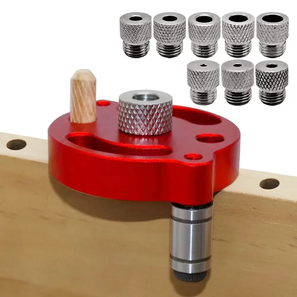 Yükseltilmiş 3-10mm Dikey Otomatik Merkezleyen Cep Delme Jigi