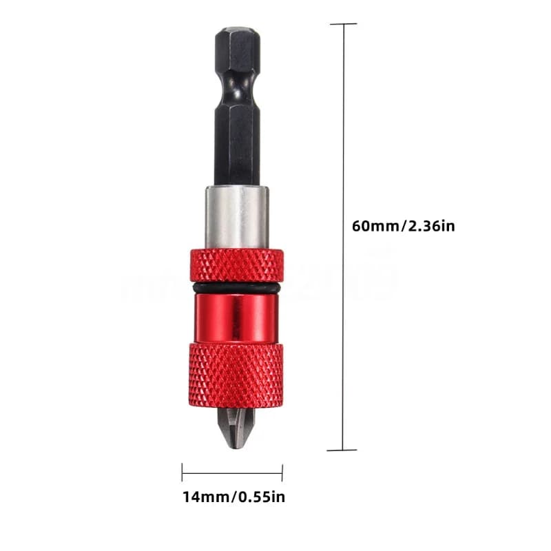60mm Ayarlanabilir Mıknatıslı Altıgen Saplı Tornavida Uzatma Aparatı