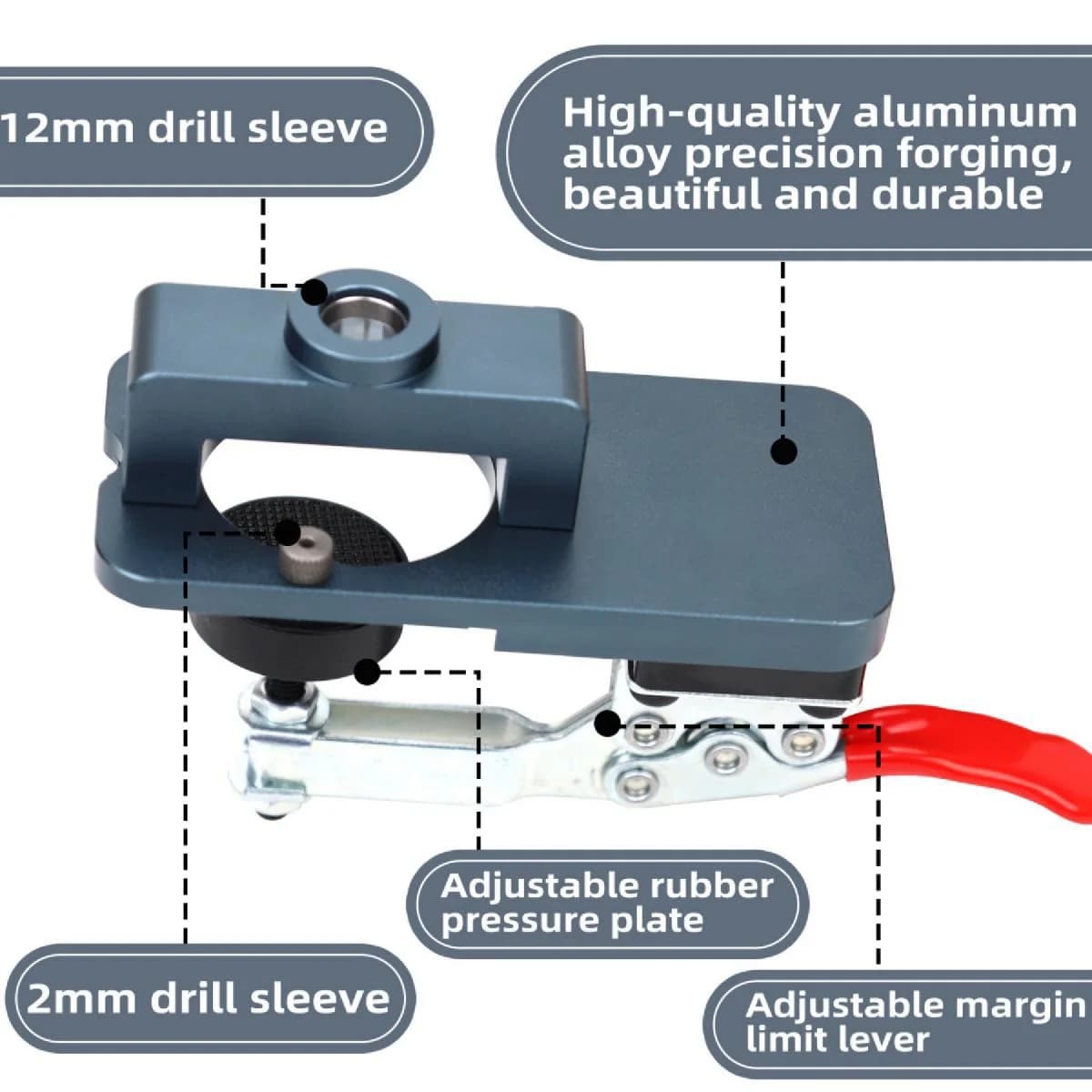 35mm Gizli Menteşe Delme Jig ve Matkap Kılavuz Seti